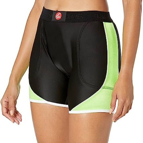 CRAMER plus size 2XL Womens Crossover Softball Sliding Shorts w/Foam Padding NWT - Picture 1 of 5